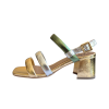 31 METALLIC STRAP sandale