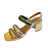 32 METALLIC STRAP sandale