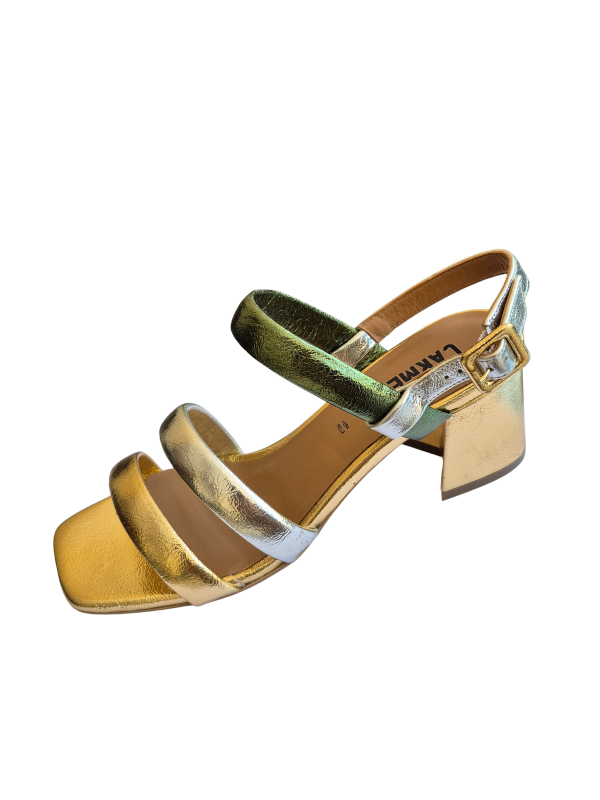 32 METALLIC STRAP sandale