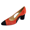 CORAL & BLACK ELEGANCE salonke