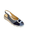 81 NAVY GRID sandale